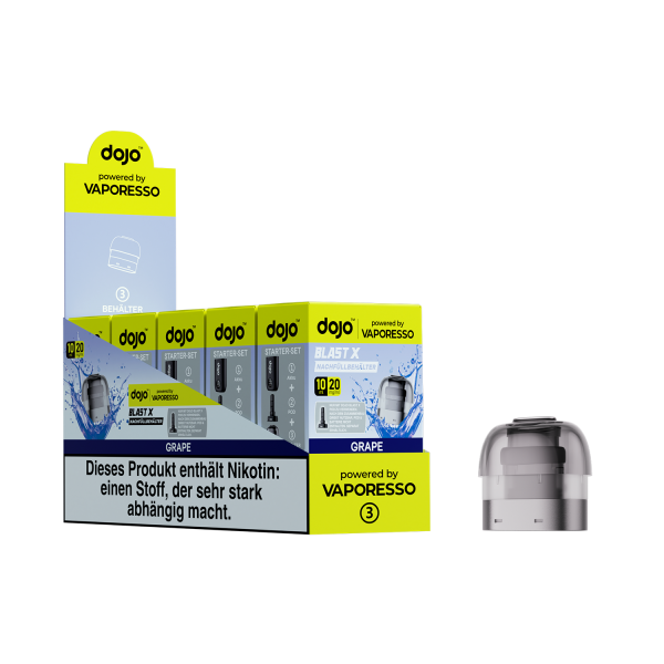 dojo™ BLAST X Liquid Nachfüllbehälter 5er Pack - Grape