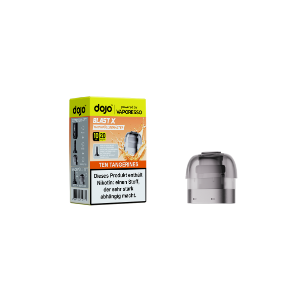 1er Pack dojo™ BLAST X Liquid Nachfüllbehälter - Ten Tengerine